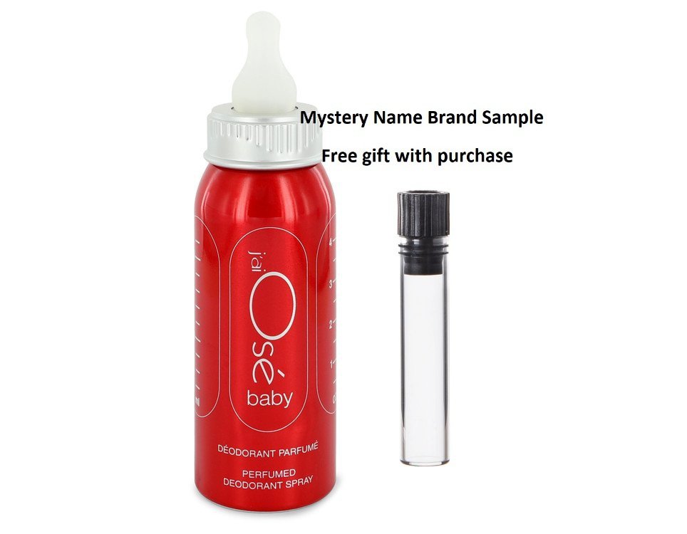 Jai Ose Baby by Guy Laroche Deodorant Spray 5 oz And a Mystery Name brand sample vile