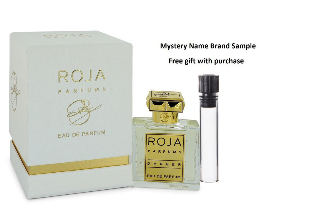 Roja Danger by Roja Parfums Extrait De Parfum Spray 1.7 oz And a Mystery Name brand sample vile