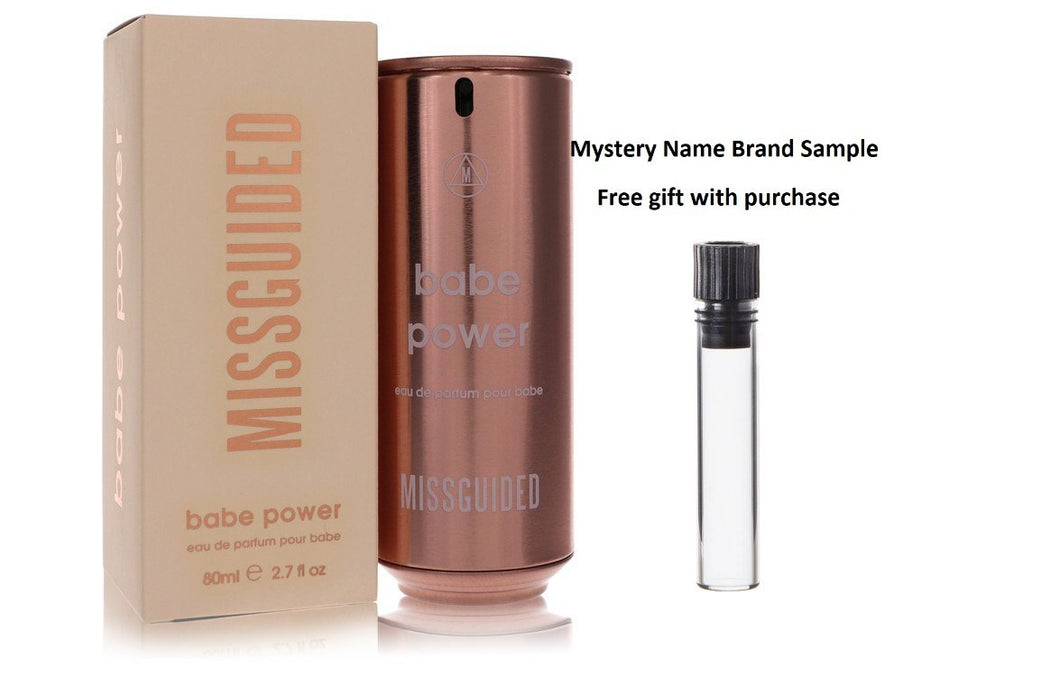 Missguided Babe Power by Missguided Eau De Parfum Spray 2.7 oz And a Mystery Name brand sample vile