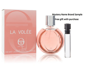 Sergio Tacchini La Volee by Sergio Tacchini Eau De Toilette Spray 3.3 oz And a Mystery Name brand sample vile