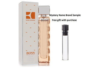 Boss Orange by Hugo Boss Eau De Toilette Spray 2.5 oz And a Mystery Name brand sample vile