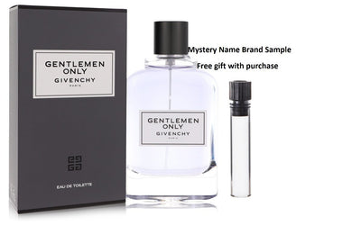 Gentlemen Only by Givenchy Eau De Toilette Spray 3.4 oz And a Mystery Name brand sample vile