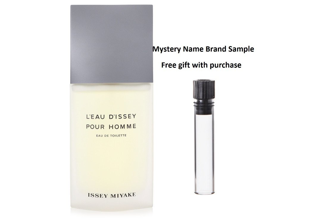 L'EAU D'ISSEY (issey Miyake) by Issey Miyake Eau De Toilette Spray (Tester) 4.2 oz And a Mystery Name brand sample vile