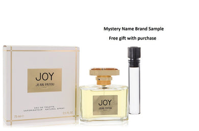JOY by Jean Patou Eau De Toilette Spray 2.5 oz And a Mystery Name brand sample vile