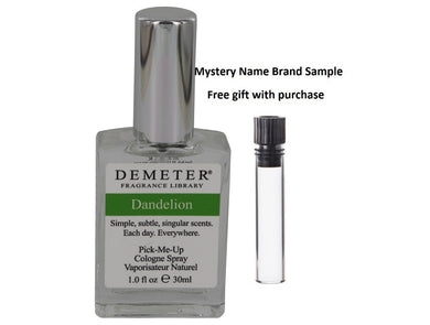 Demeter Dandelion by Demeter Cologne Spray (unboxed) 1 oz And a Mystery Name brand sample vile