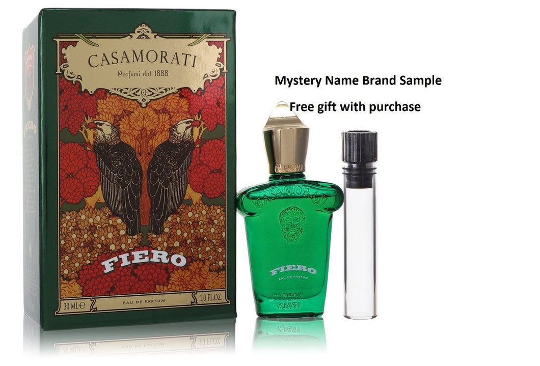 Fiero by Xerjoff Eau De Parfum Spray 1 oz And a Mystery Name brand sample vile