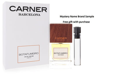 Botafumeiro by Carner Barcelona Eau De Parfum Spray (Unisex) 3.4 oz And a Mystery Name brand sample vile