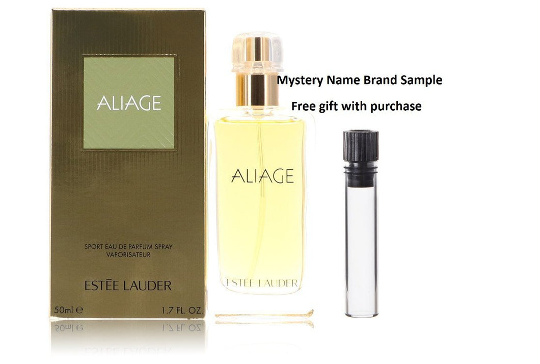 ALIAGE by Estee Lauder Sport Fragrance Spray 1.7 oz And a Mystery Name brand sample vile