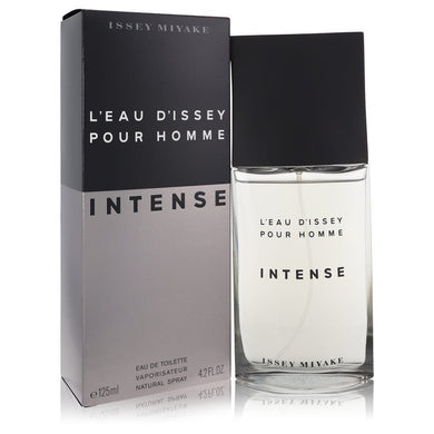 L'eau D'Issey Pour Homme Intense by Issey Miyake Eau De Toilette Spray 4.2 oz For Men