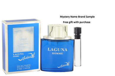 LAGUNA by Salvador Dali Eau De Toilette Spray 1.7 oz And a Mystery Name brand sample vile