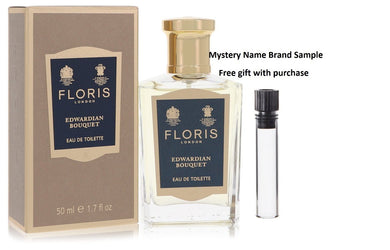 Edwardian Bouquet by Floris Eau De Toilette Spray 1.7 oz And a Mystery Name brand sample vile