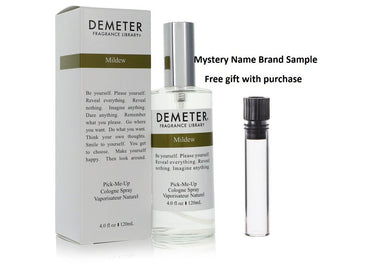Demeter Mildew by Demeter Cologne Spray (Unisex) 4 oz And a Mystery Name brand sample vile