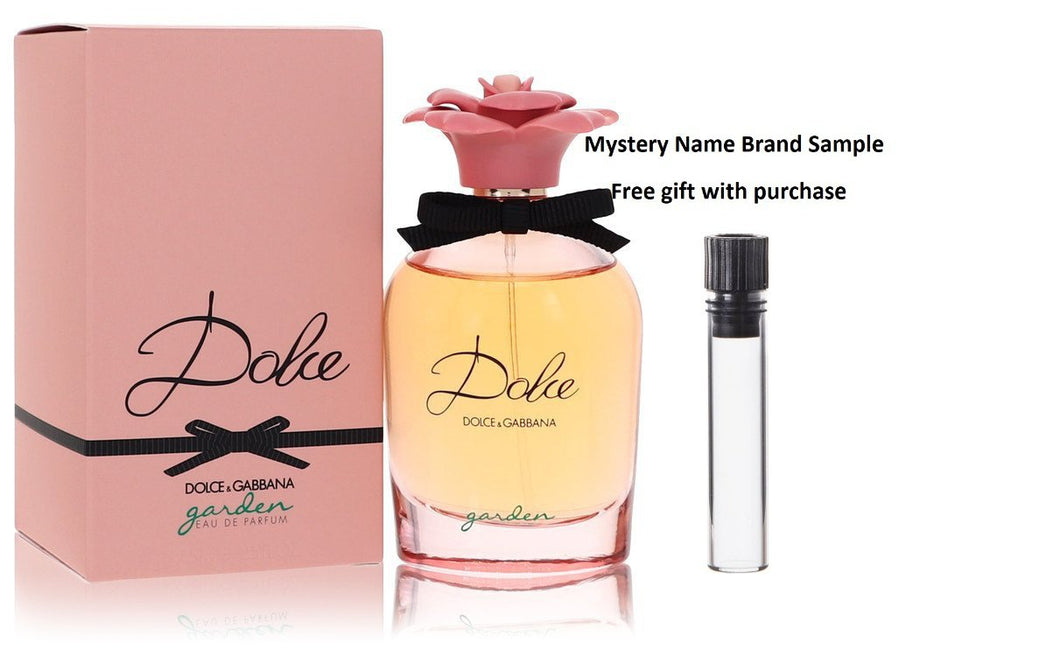 Dolce Garden by Dolce & Gabbana Eau De Parfum Spray 2.5 oz And a Mystery Name brand sample vile