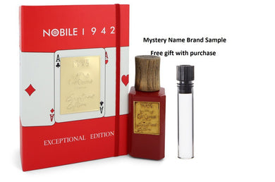 Cafe Chantant Exceptional Edition by Nobile 1942 Extrait De Parfum Spray (Unisex) 2.5 oz And a Mystery Name brand sample vile