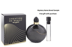 Creation De Minuit by Ted Lapidus Eau De Toilette Spray 3.3 oz And a Mystery Name brand sample vile