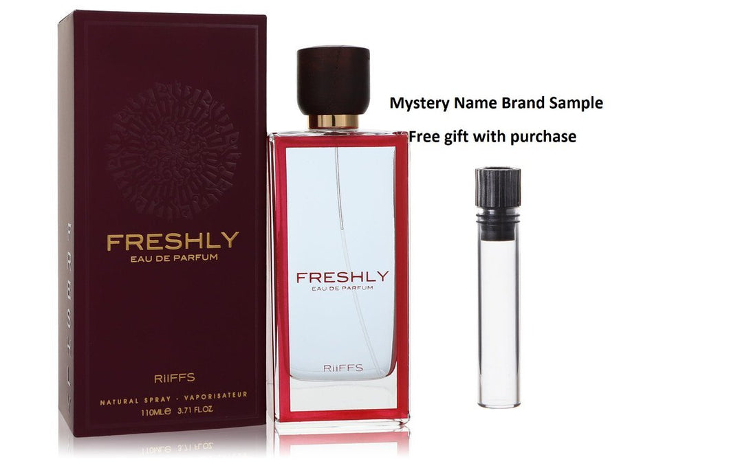 Riiffs Freshly by Riiffs Eau De Parfum Spray 3.71 oz And a Mystery Name brand sample vile