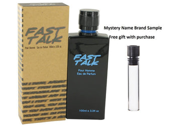 Fast Talk by Erica Taylor Eau De Parfum Spray 3.4 oz And a Mystery Name brand sample vile