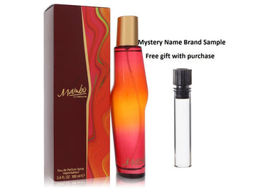 MAMBO by Liz Claiborne Eau De Parfum Spray 3.4 oz And a Mystery Name brand sample vile