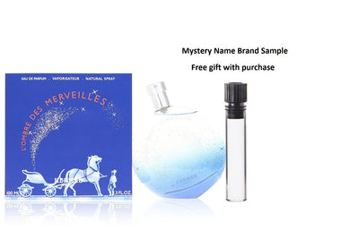 L'ombre Des Merveilles by Hermes Eau De Parfum Spray 3.3 oz And a Mystery Name brand sample vile