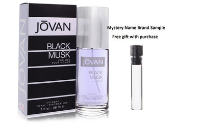 Jovan Black Musk by Jovan Cologne Spray 3 oz And a Mystery Name brand sample vile
