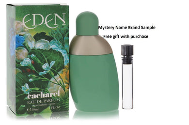 EDEN by Cacharel Eau De Parfum Spray 1 oz And a Mystery Name brand sample vile