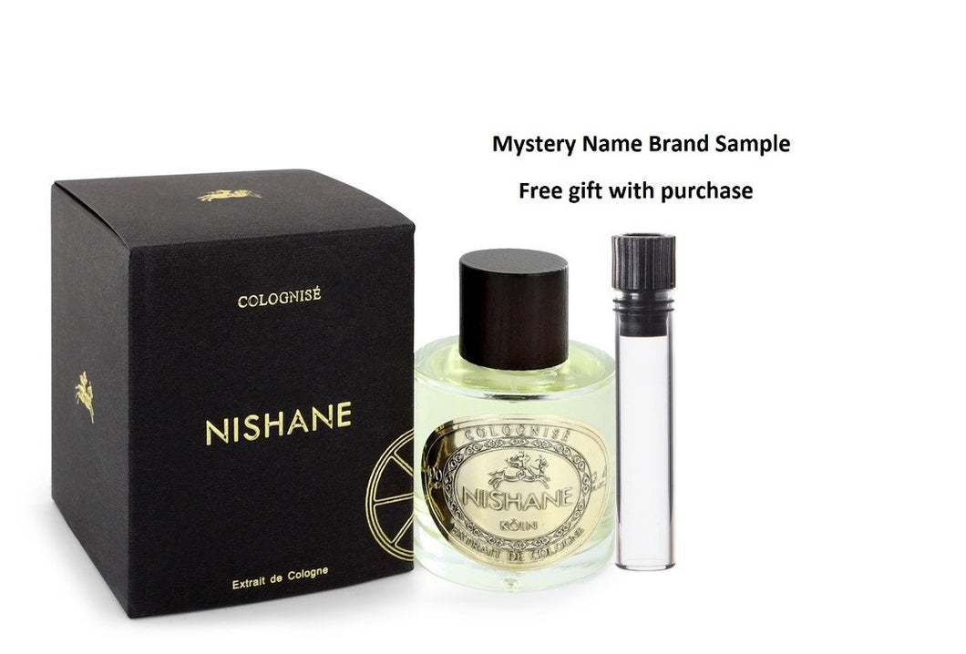 Colognise by Nishane Extrait De Cologne Spray (Unisex) 3.4 oz And a Mystery Name brand sample vile
