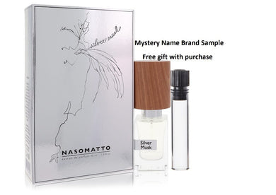 Nasomatto Silver Musk by Nasomatto Extrait De Parfum (Pure Perfume) 1 oz And a Mystery Name brand sample vile