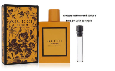 Gucci Bloom Profumo Di Fiori by Gucci Eau De Parfum Spray 3.3 oz And a Mystery Name brand sample vile