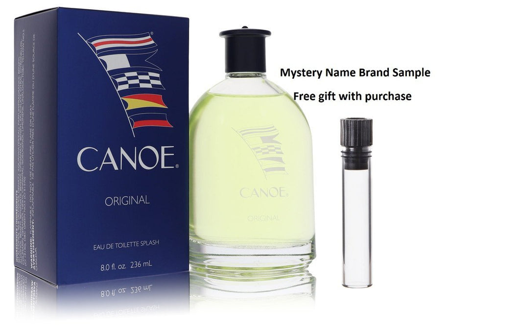 CANOE by Dana Eau De Toilette / Cologne 8 oz And a Mystery Name brand sample vile