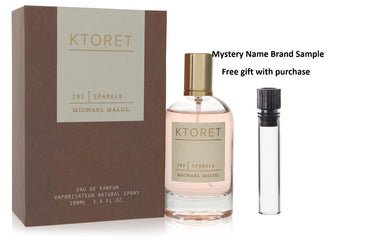 Ktoret 293 Sparkle by Michael Malul Eau De Parfum Spray 3.4 oz And a Mystery Name brand sample vile