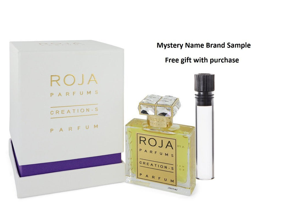 Roja Creation-S by Roja Parfums Extrait De Parfum Spray 1.7 oz And a Mystery Name brand sample vile