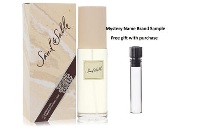 SAND & SABLE by Coty Cologne Spray 2 oz And a Mystery Name brand sample vile