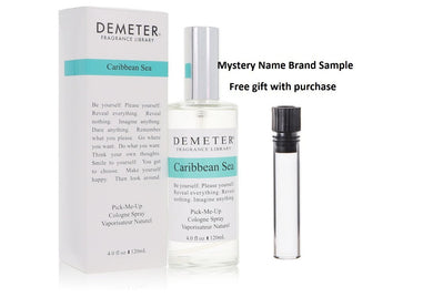 Demeter Caribbean Sea by Demeter Cologne Spray 4 oz And a Mystery Name brand sample vile