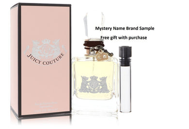 Juicy Couture by Juicy Couture Eau De Parfum Spray 3.4 oz And a Mystery Name brand sample vile