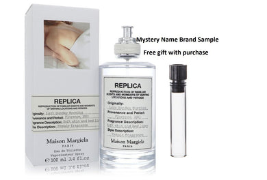 Replica Lazy Sunday Morning by Maison Margiela Eau De Toilette Spray 3.4 oz And a Mystery Name brand sample vile