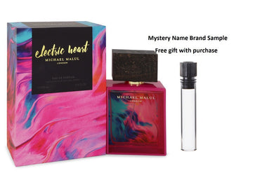 Electric Heart by Michael Malul Eau De Parfum Spray 3.4 oz And a Mystery Name brand sample vile
