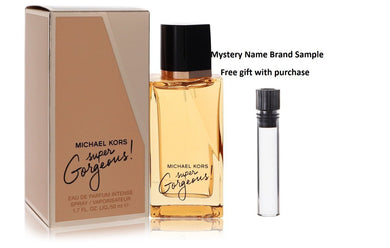 Michael Kors Super Gorgeous by Michael Kors Eau De Parfum Intense Spray 1.7 oz And a Mystery Name brand sample vile