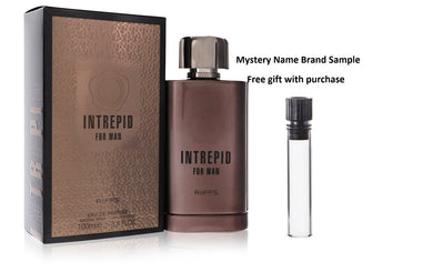 Riiffs Intrepid by Riiffs Eau De Parfum Spray 3.4 oz And a Mystery Name brand sample vile