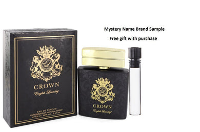 English Laundry Crown by English Laundry Eau De Parfum Spray 3.4 oz And a Mystery Name brand sample vile