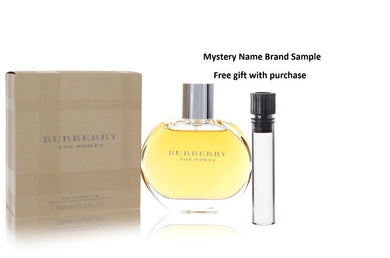 BURBERRY by Burberry Eau De Parfum Spray 3.3 oz And a Mystery Name brand sample vile