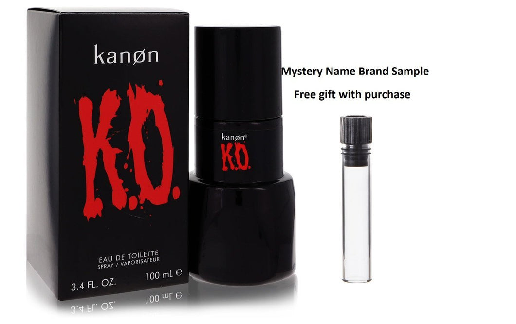 Kanon Ko by Kanon Eau De Toilette Spray 3.3 oz And a Mystery Name brand sample vile