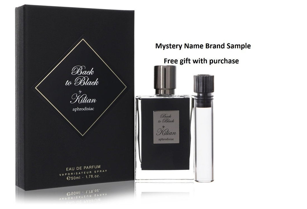 Back to Black Aphrodisiac by Kilian Eau De Parfum Spray 1.7 oz And a Mystery Name brand sample vile