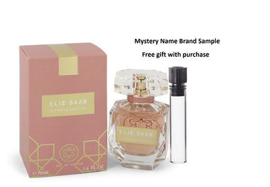 Le Parfum Essentiel by Elie Saab Eau De Parfum Spray 1.6 oz And a Mystery Name brand sample vile
