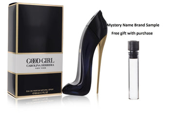 Good Girl by Carolina Herrera Eau De Parfum Spray 1.7 oz And a Mystery Name brand sample vile