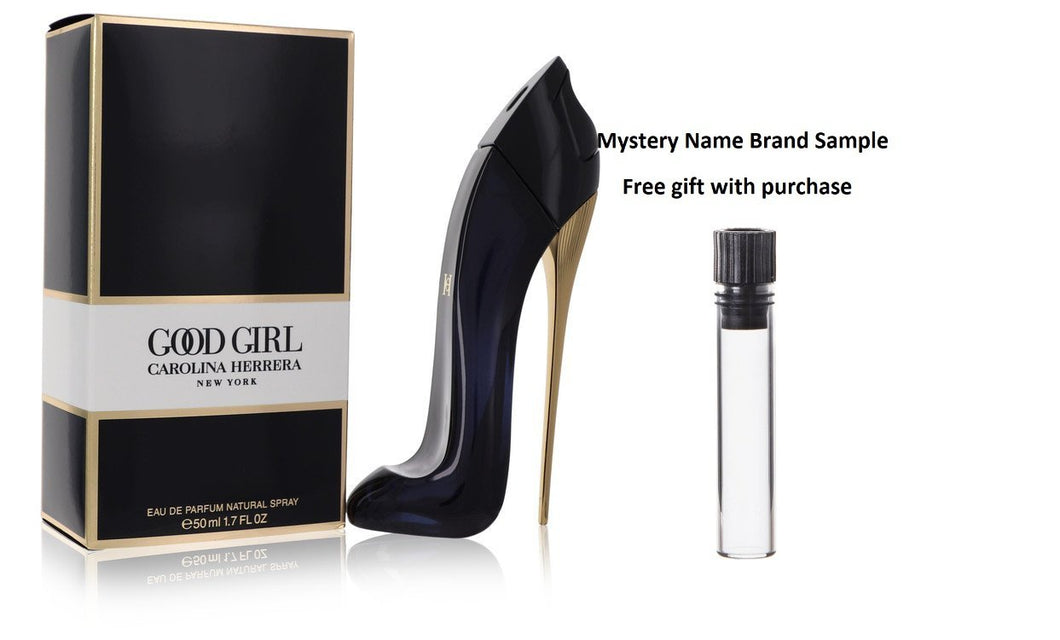Good Girl by Carolina Herrera Eau De Parfum Spray 1.7 oz And a Mystery Name brand sample vile