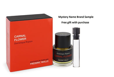 Carnal Flower by Frederic Malle Eau De Parfum Spray (Unisex) 1.7 oz And a Mystery Name brand sample vile