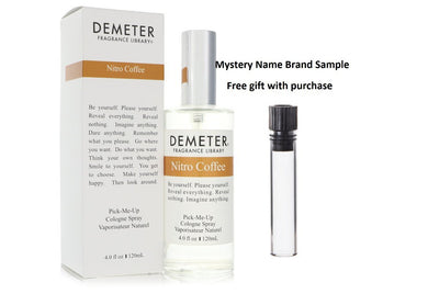 Demeter Nitro Coffee by Demeter Cologne Spray (Unisex) 4 oz And a Mystery Name brand sample vile