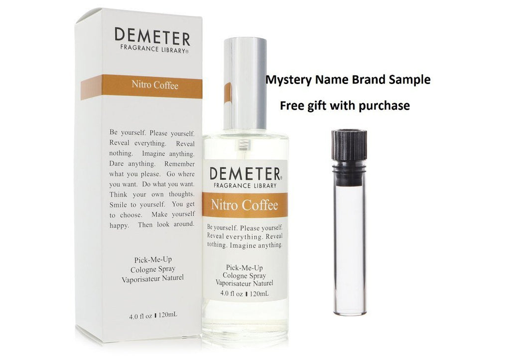 Demeter Nitro Coffee by Demeter Cologne Spray (Unisex) 4 oz And a Mystery Name brand sample vile
