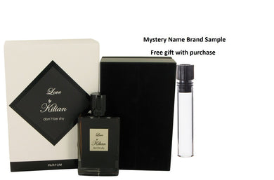 Kilian Love Don't Be Shy by Kilian Eau De Parfum Refillable Spray 1.7 oz And a Mystery Name brand sample vile