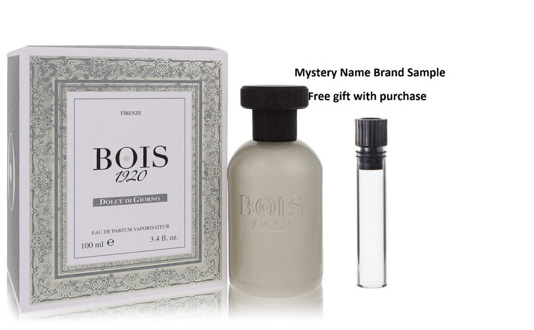 Dolce di Giorno by Bois 1920 Eau De Parfum Spray 3.4 oz And a Mystery Name brand sample vile